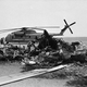 The burned wreckage of a US Navy RH-53D Sea Stallion in the Iranian desert after the disastrous Operation Eagle Claw. The failed rescue mission made clear the need for a high-speed, long-range, V/STOL aircraft. (IR-PSRI)